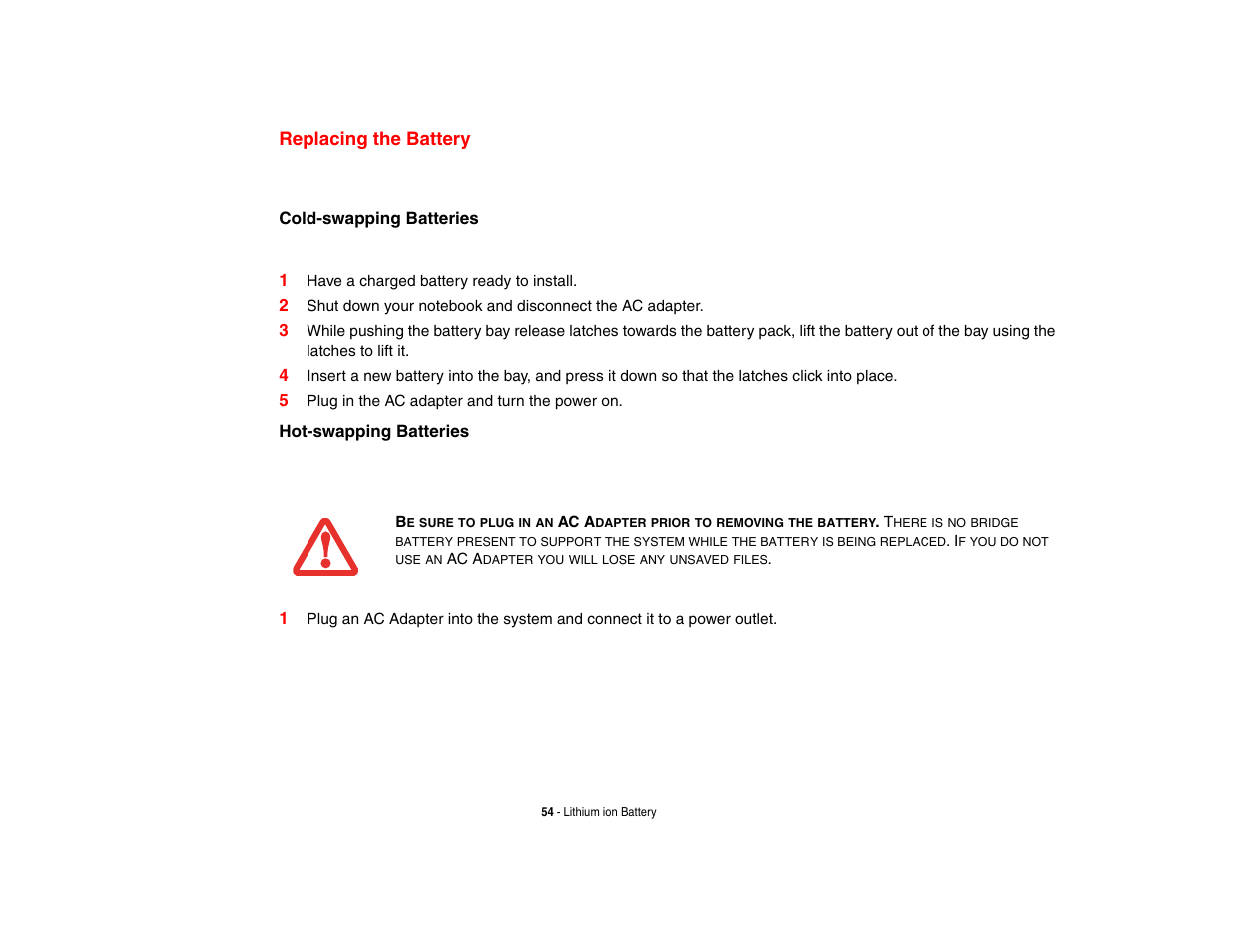 Replacing the battery | FUJITSU V1010 User Manual | Page 59 / 162