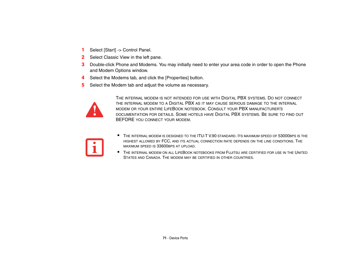 Windows vista | FUJITSU V1010 User Manual | Page 76 / 162