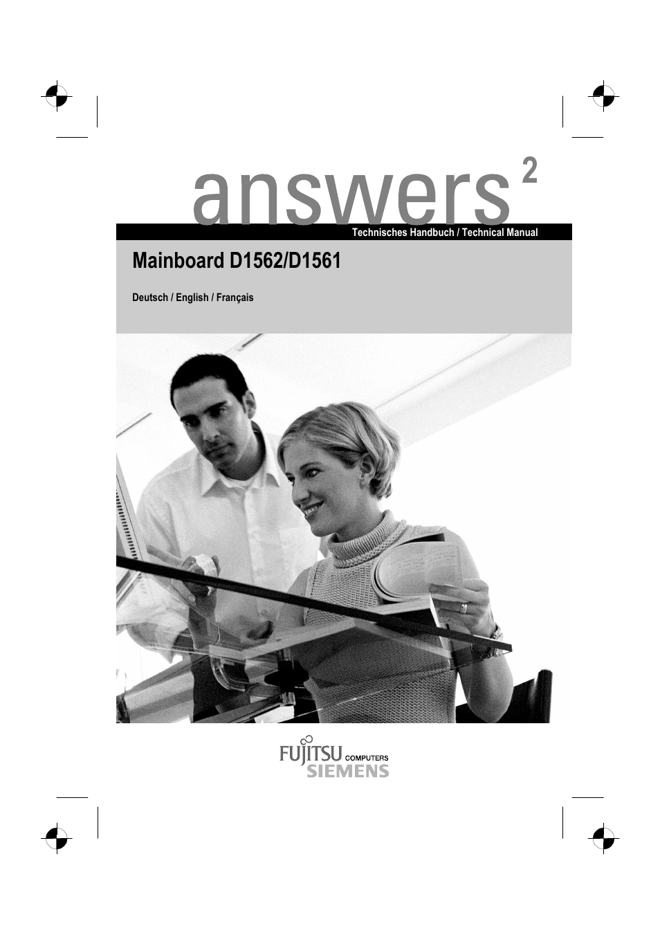 FUJITSU Mainboard D1562 User Manual | 45 pages