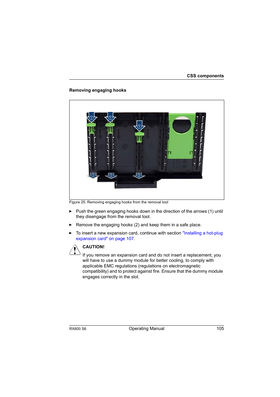 FUJITSU PRIMERGY RX600 S6 User Manual | Page 105 / 134