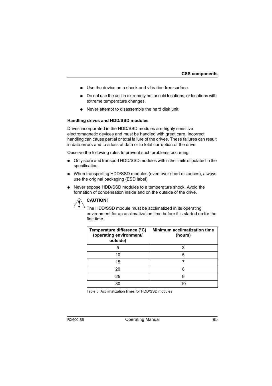 FUJITSU PRIMERGY RX600 S6 User Manual | Page 95 / 134