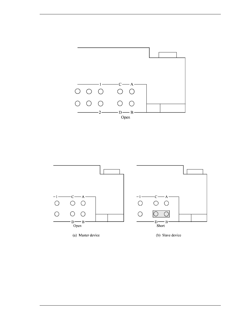 2 factory default setting, 3 master drive-slave drive setting | FUJITSU MHD2032AT User Manual | Page 46 / 219