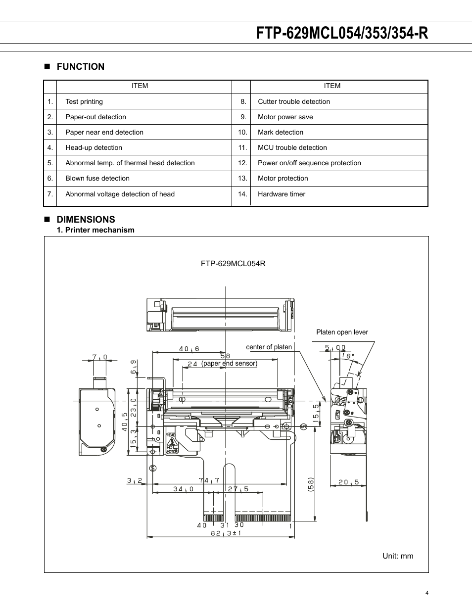 FUJITSU FTP-629MCL054 User Manual | Page 4 / 7