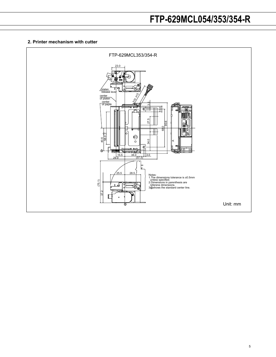 FUJITSU FTP-629MCL054 User Manual | Page 5 / 7