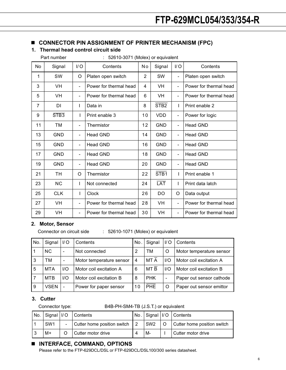 FUJITSU FTP-629MCL054 User Manual | Page 6 / 7