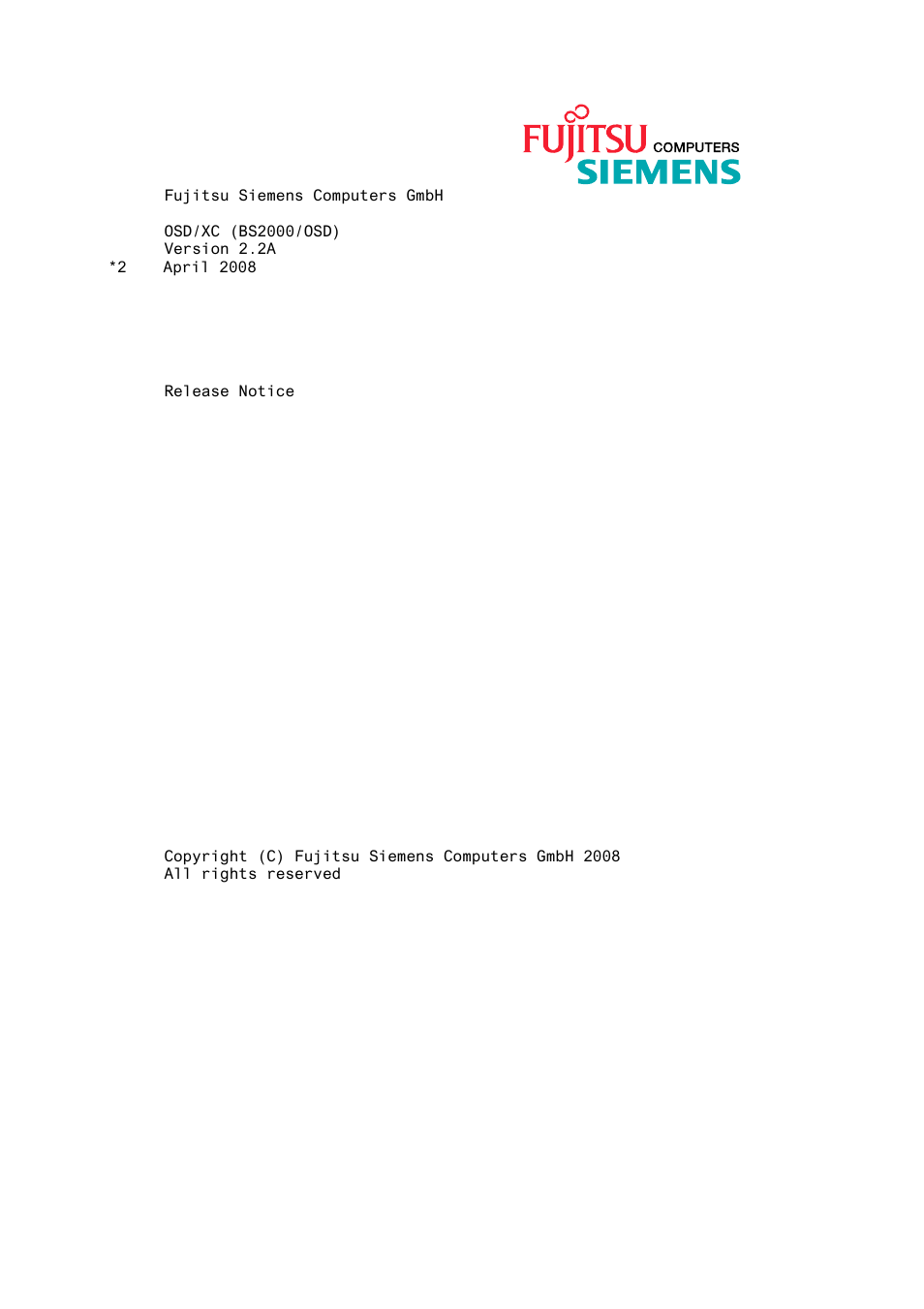 FUJITSU BS2000 User Manual | 37 pages