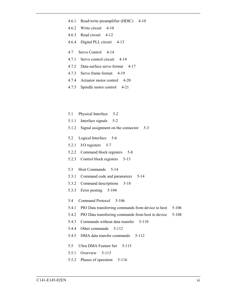 FUJITSU MHR2030AT User Manual | Page 15 / 250