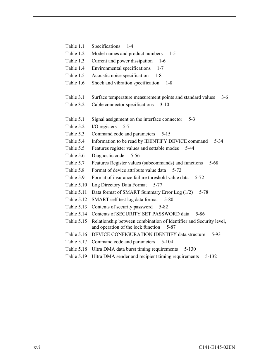 FUJITSU MHR2030AT User Manual | Page 20 / 250