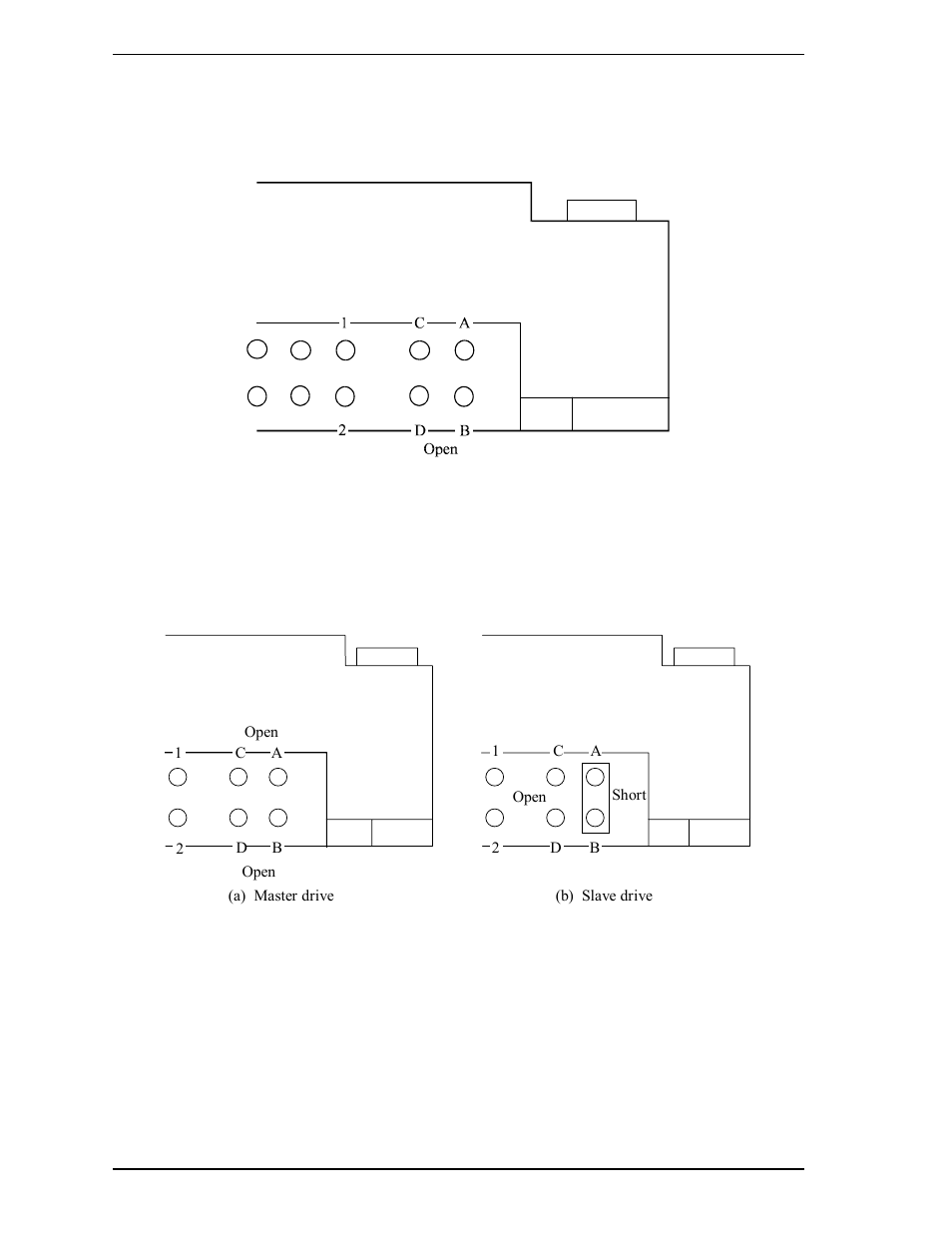 2 factory default setting, 3 master drive-slave drive setting | FUJITSU MHR2030AT User Manual | Page 50 / 250