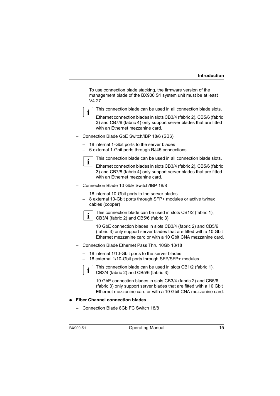 FUJITSU BX900 S1 User Manual | Page 15 / 142