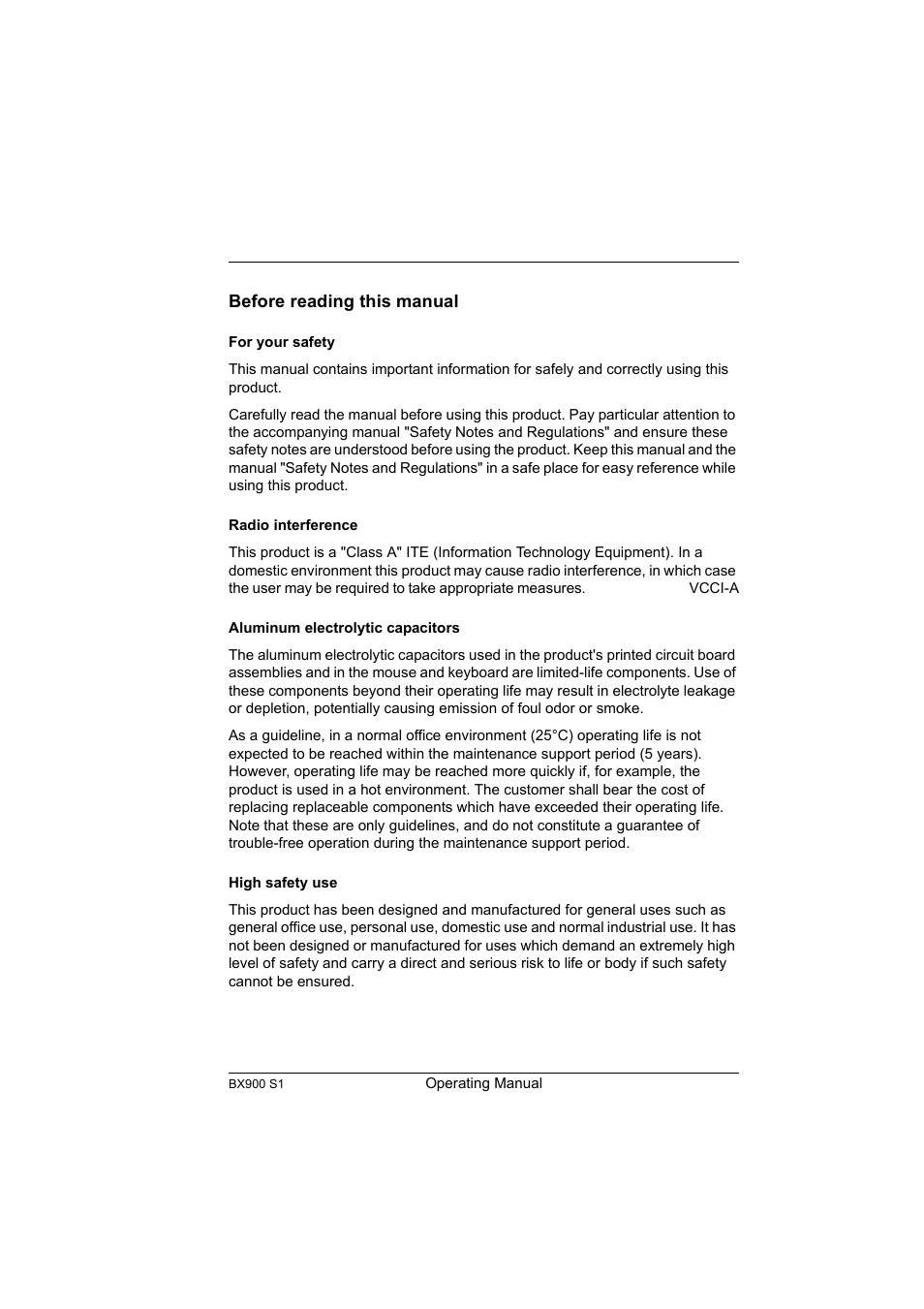 FUJITSU BX900 S1 User Manual | Page 3 / 142