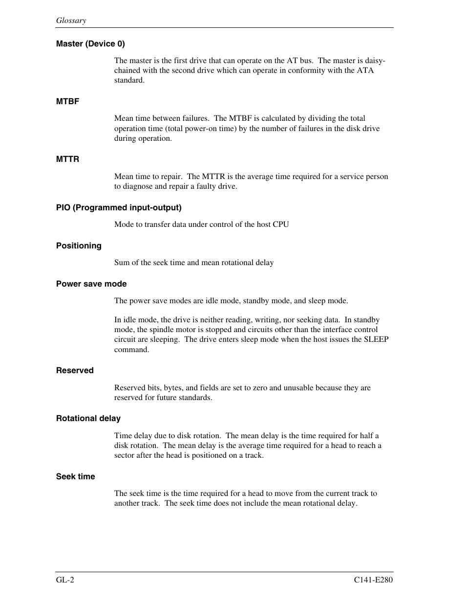 FUJITSU MHZ2250BJ User Manual | Page 302 / 320