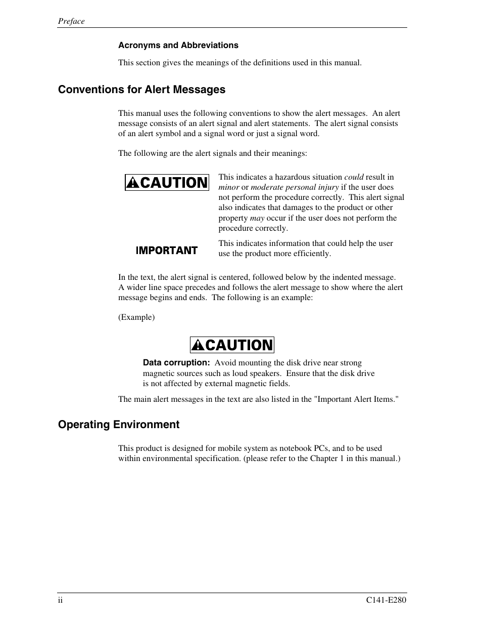 FUJITSU MHZ2250BJ User Manual | Page 6 / 320