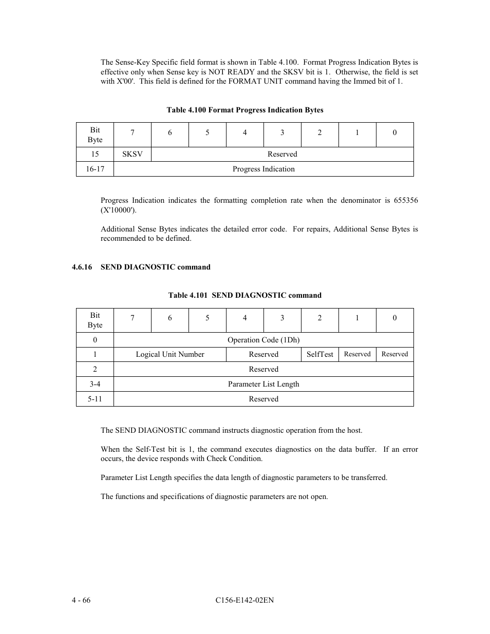 16 send diagnostic command | FUJITSU MCE3130AP User Manual | Page 134 / 175