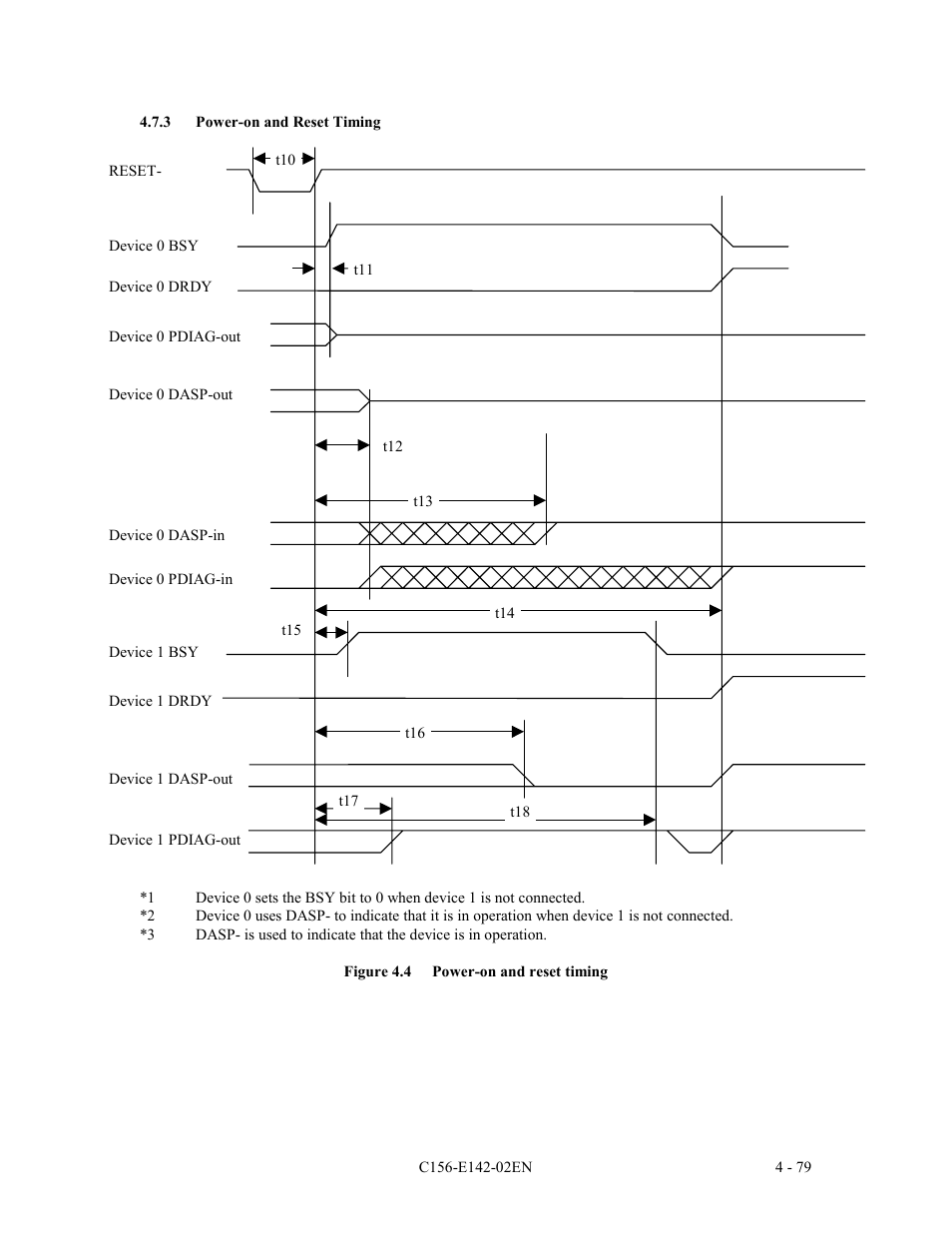 3 power-on and reset timing | FUJITSU MCE3130AP User Manual | Page 147 / 175