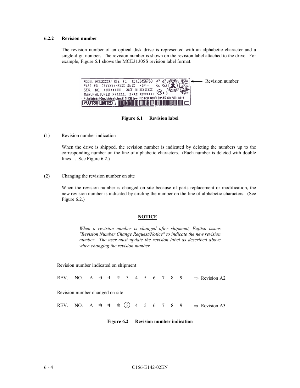 2 revision number | FUJITSU MCE3130AP User Manual | Page 165 / 175