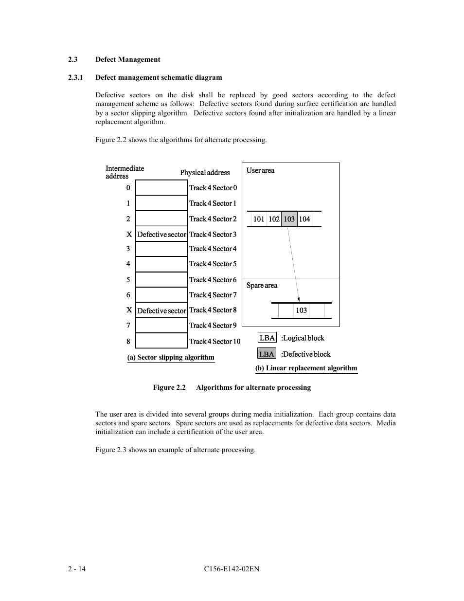 3 defect management, 1 defect management schematic diagram | FUJITSU MCE3130AP User Manual | Page 45 / 175
