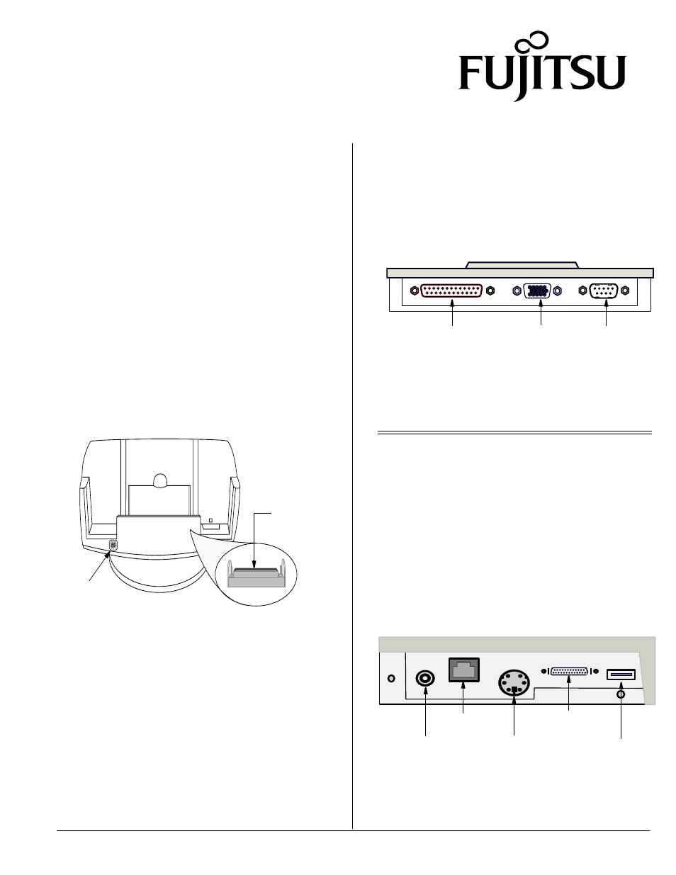 FUJITSU Mini-Dock Stylistic 3400 User Manual | 3 pages