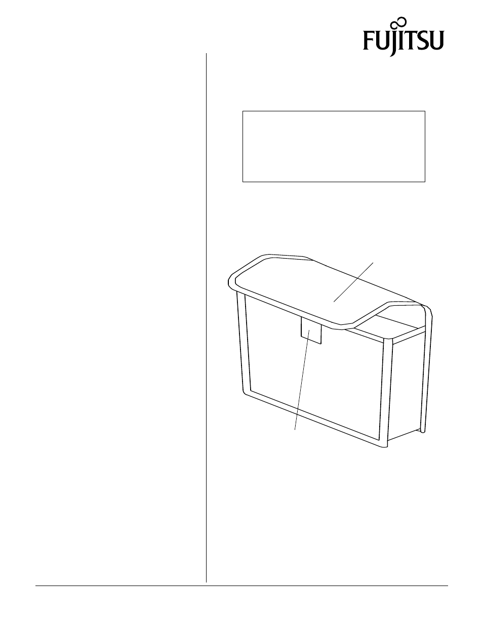 FUJITSU FMWCC38 User Manual | 1 page