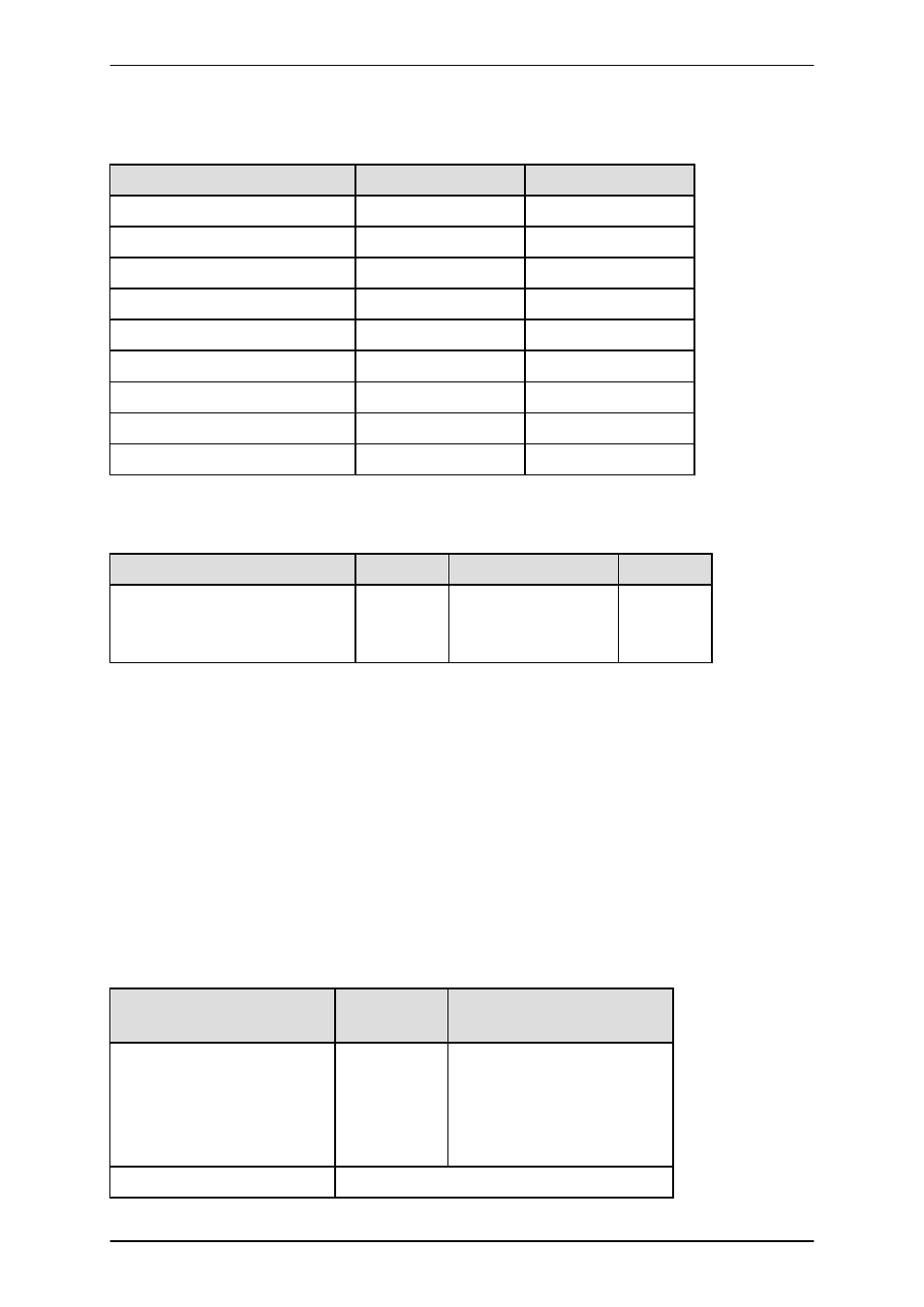 Table a.2 recommended racks for mounting, Table a.4 rack mounting requirements | FUJITSU PRIMEQUEST 1000 Series C122-E119EN User Manual | Page 72 / 109