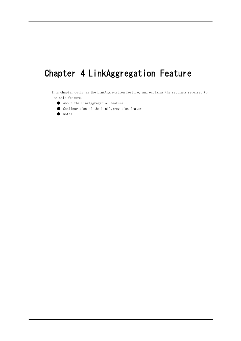 Chapter 4 linkaggregation feature | FUJITSU Solaris PCI GigabitEthernet 3.0 User Manual | Page 54 / 115