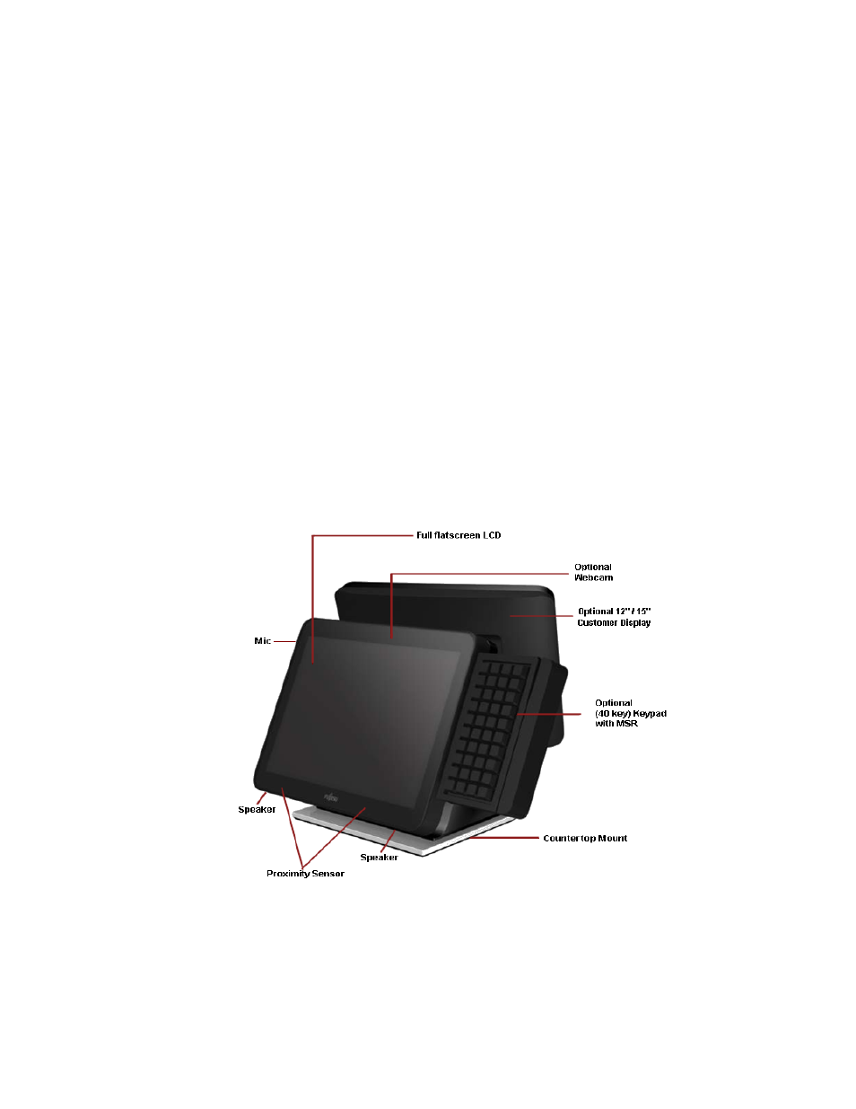 1 features | FUJITSU TeamPoS 7000 User Manual | Page 6 / 50