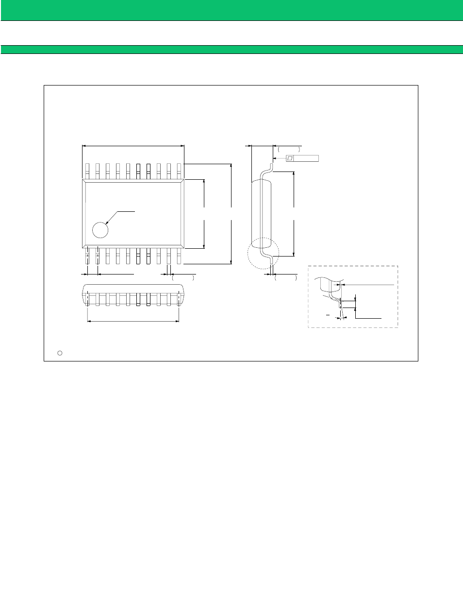 Package dimension, These dimensions do not include resin protrusion | FUJITSU MB3842 User Manual | Page 18 / 19