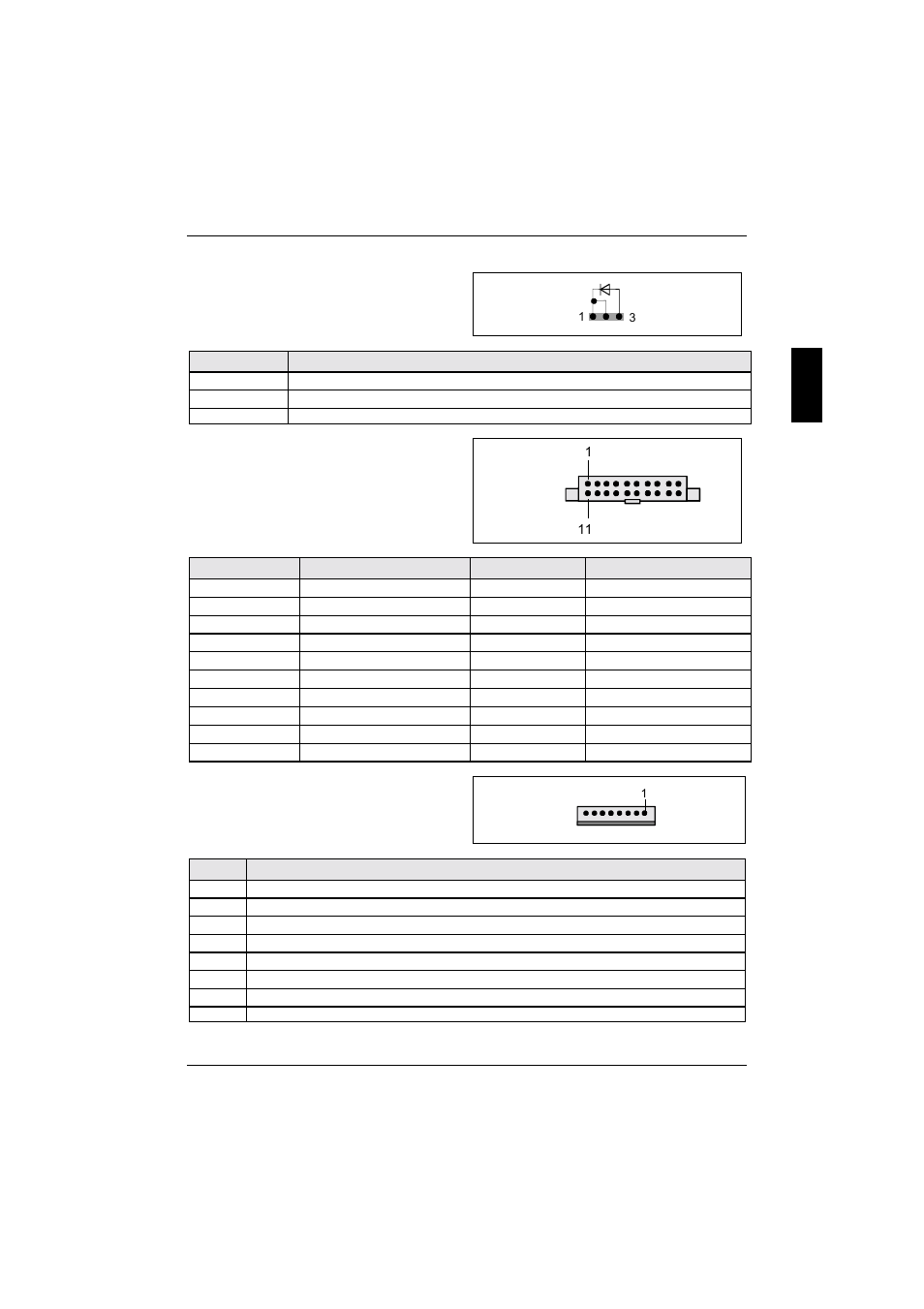 Power on led ii, Power supply atx, Power control (system monitoring) | FUJITSU D1522 User Manual | Page 22 / 44