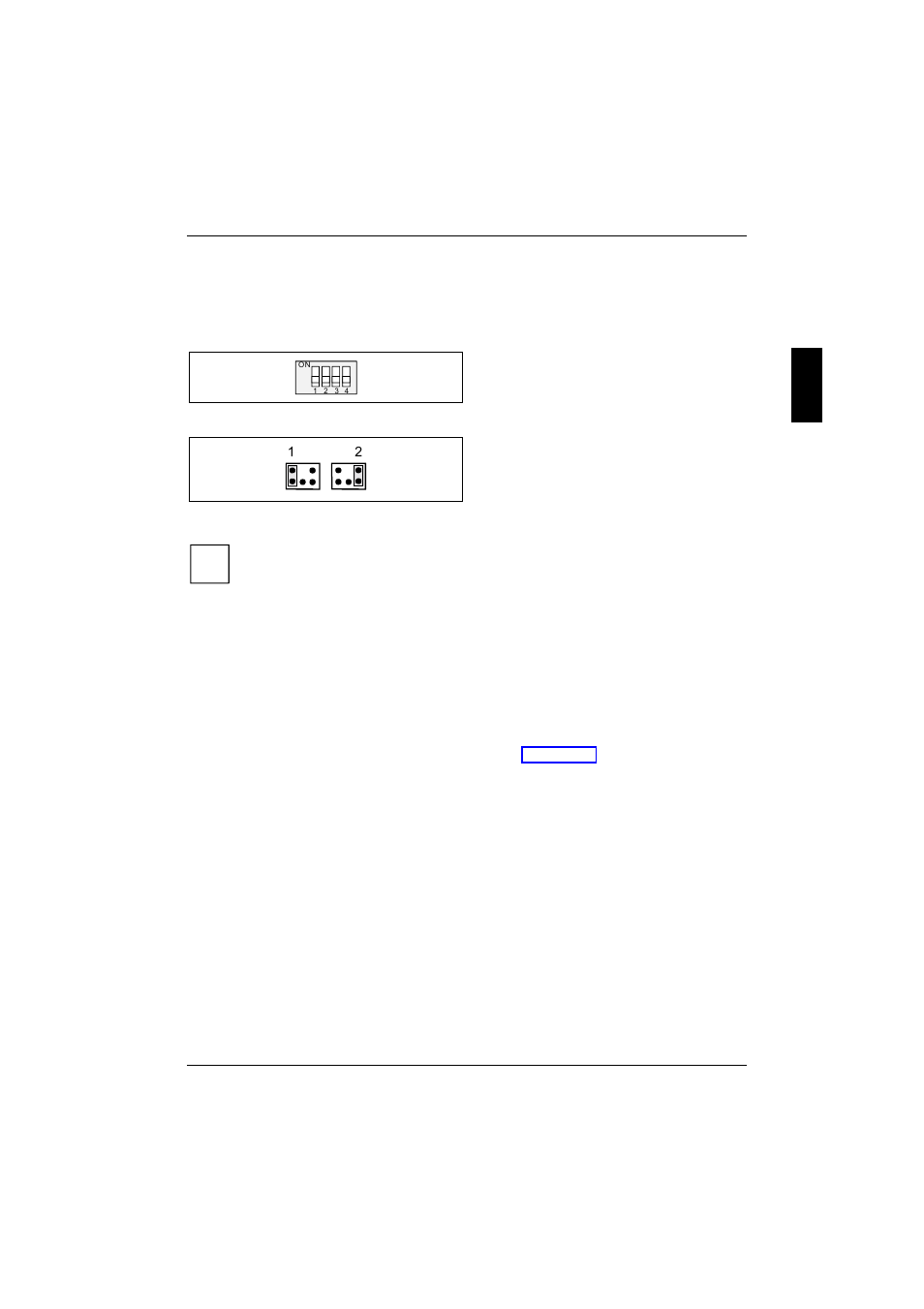 Settings with switches and jumpers | FUJITSU D1522 User Manual | Page 26 / 44