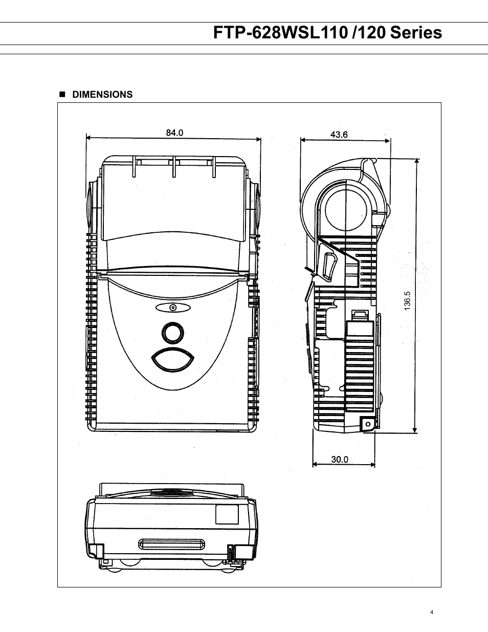 FUJITSU FTP-628WSL110 User Manual | Page 4 / 7