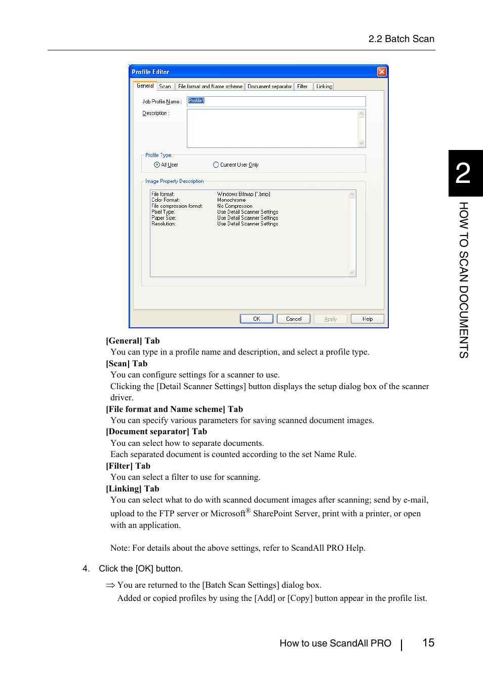 FUJITSU ScandAll PRO P2WW-2410-01ENZ0 User Manual | Page 21 / 45