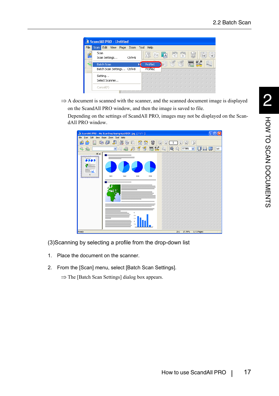 FUJITSU ScandAll PRO P2WW-2410-01ENZ0 User Manual | Page 23 / 45