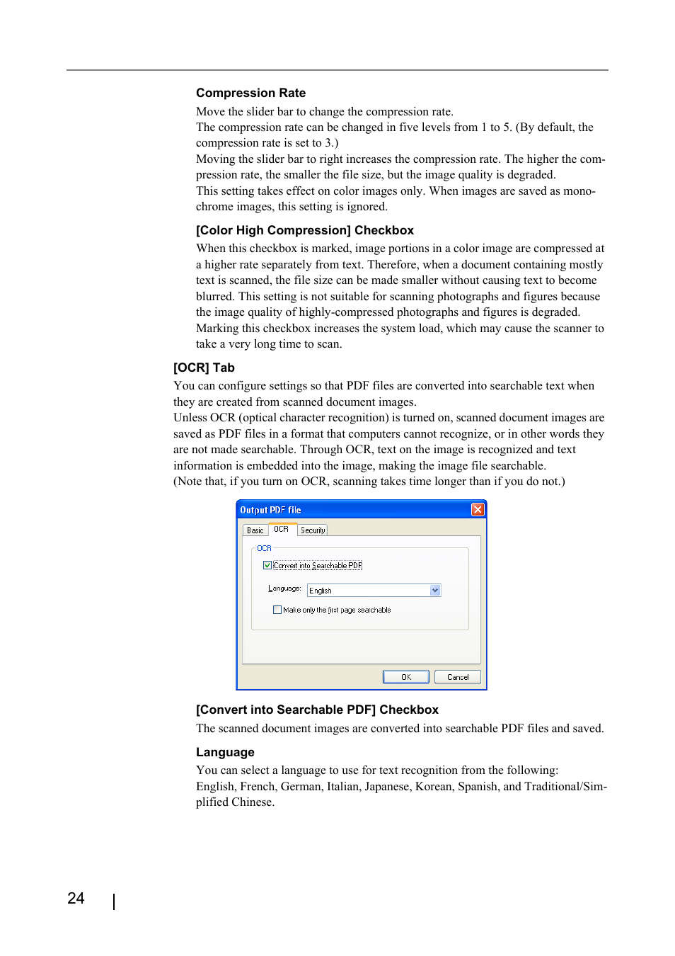 FUJITSU ScandAll PRO P2WW-2410-01ENZ0 User Manual | Page 30 / 45