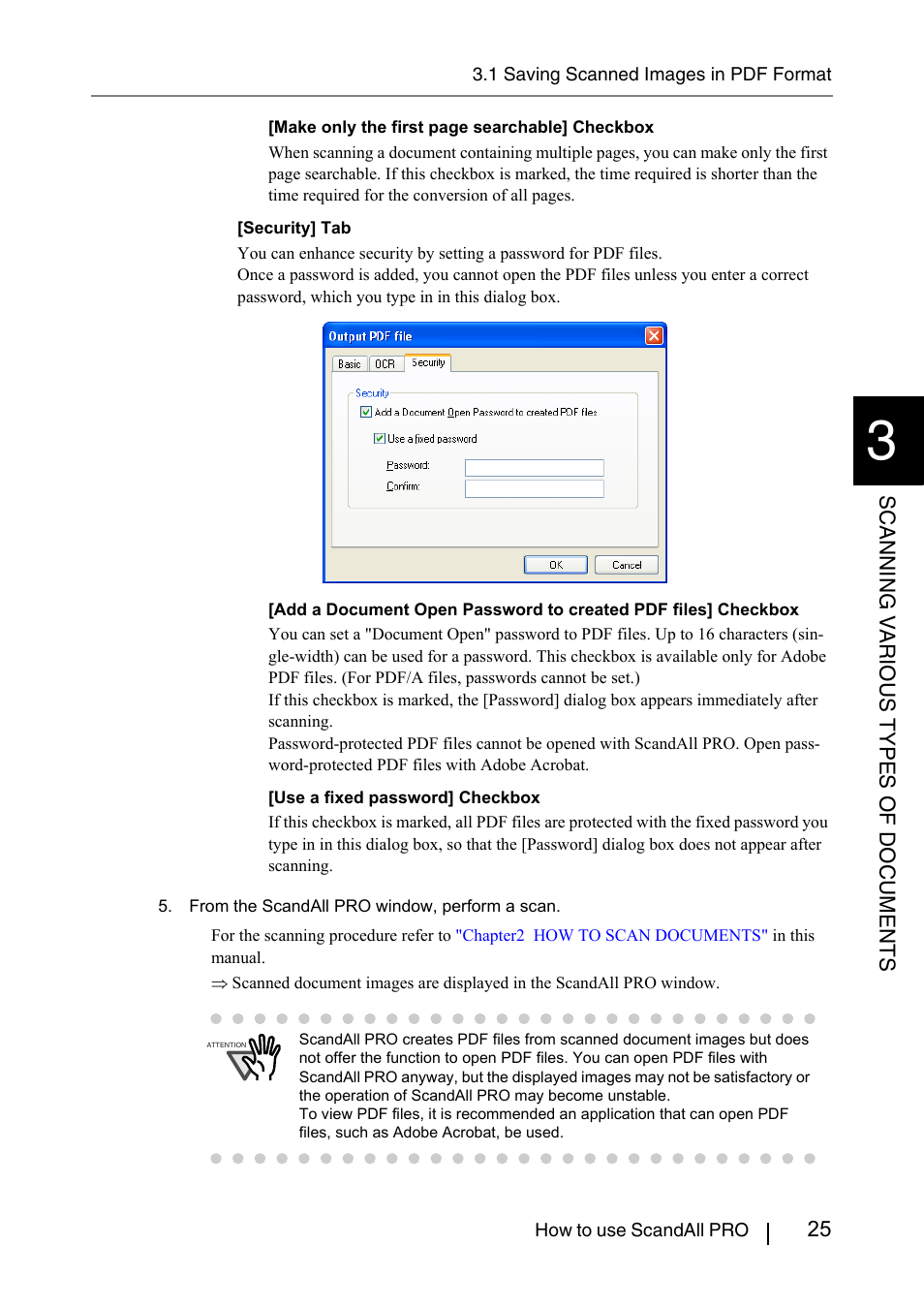 FUJITSU ScandAll PRO P2WW-2410-01ENZ0 User Manual | Page 31 / 45