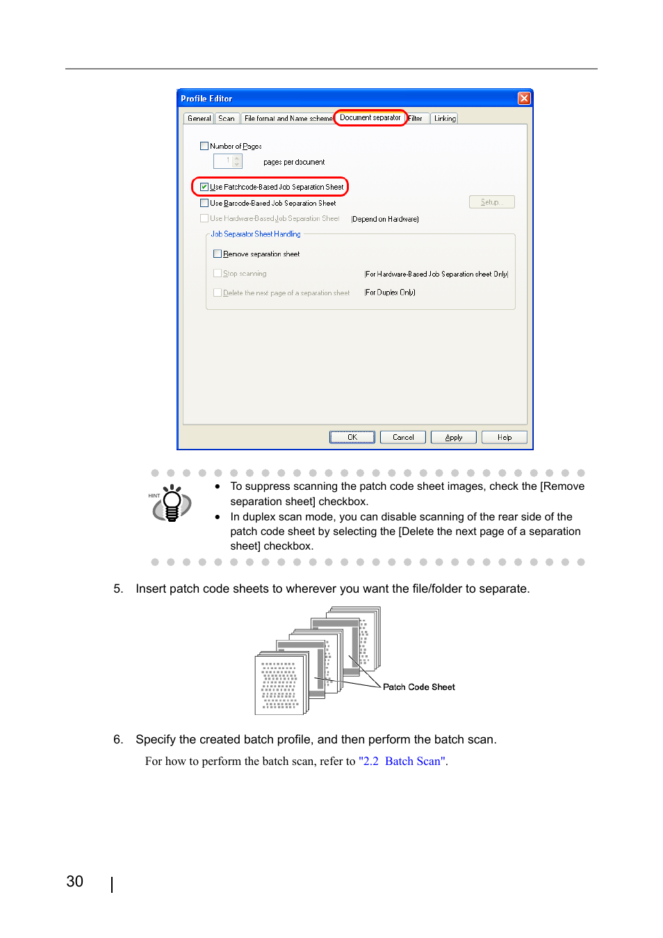 FUJITSU ScandAll PRO P2WW-2410-01ENZ0 User Manual | Page 36 / 45