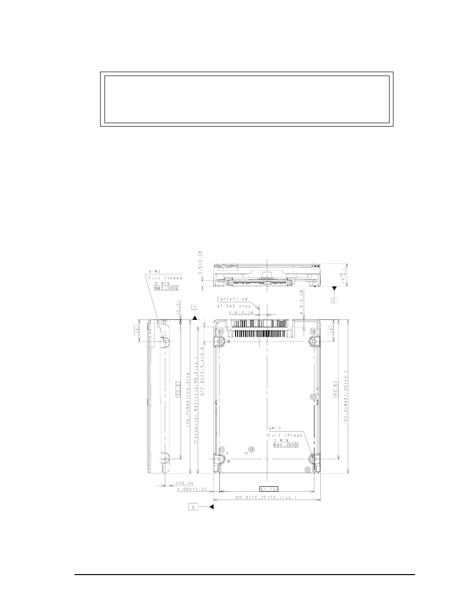 Chapter 4 installation requirements, 1 mounting requirements, 1 dimensions | FUJITSU MAY2073RC User Manual | Page 43 / 94