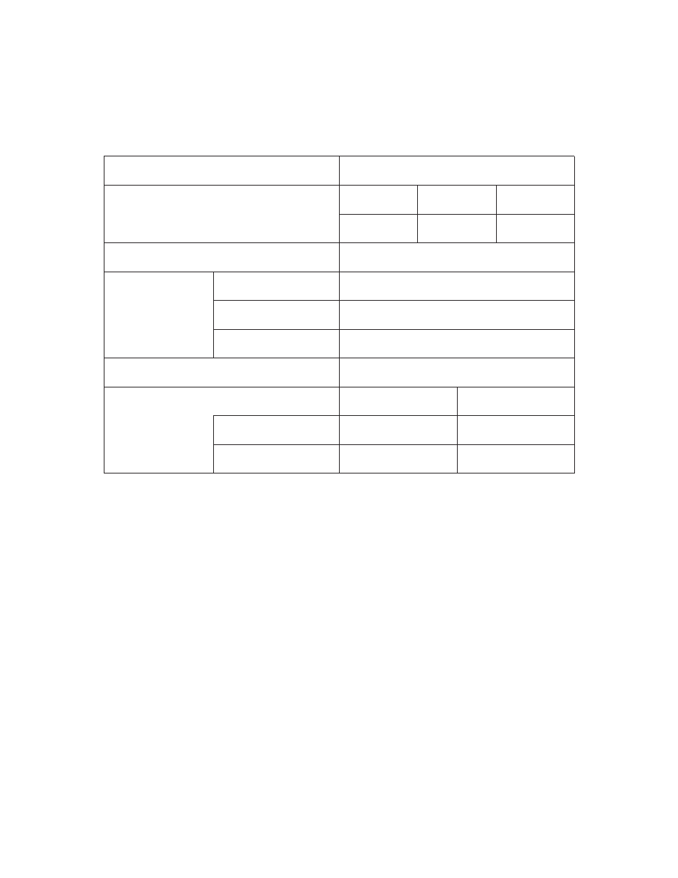 Appendix a, A.1 installation specifications | FUJITSU M3096EX User Manual | Page 46 / 53