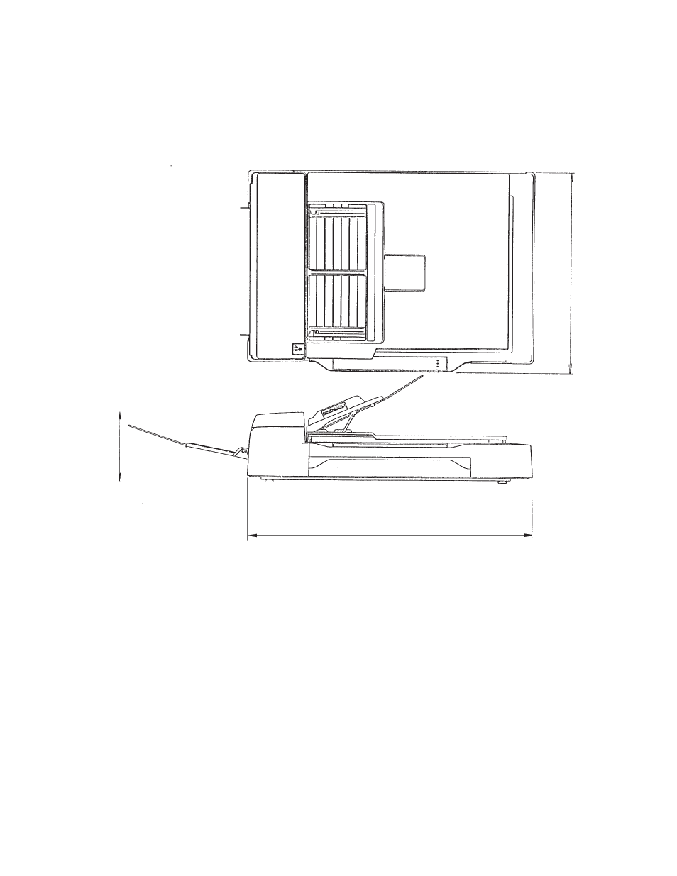 A.2 external dimensions | FUJITSU M3096EX User Manual | Page 47 / 53