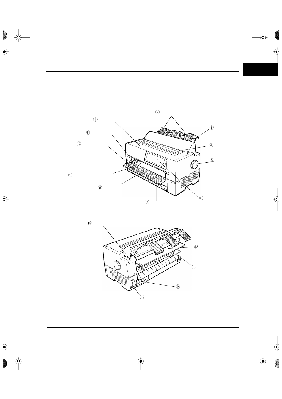 Parts and functions -3, Front -3 back -3, Parts and functions | FUJITSU DL6600Pro User Manual | Page 14 / 247