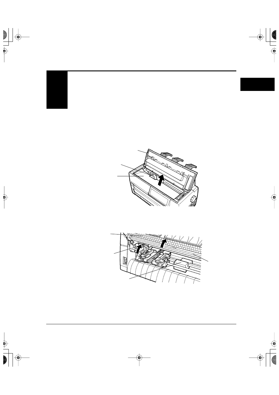 Chapter 2, Setting up the printer, Removing the stopper and cushion -1 | FUJITSU DL6600Pro User Manual | Page 18 / 247