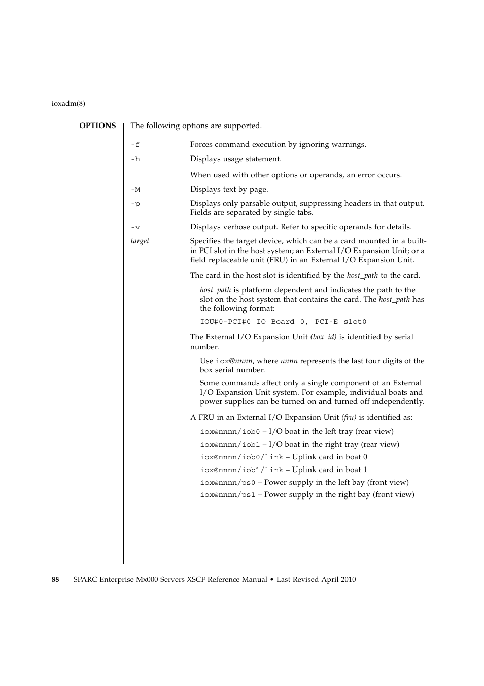 FUJITSU SPARC ENTERPRISE M9000 User Manual | Page 112 / 560