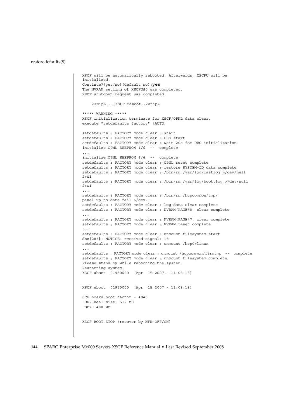 FUJITSU SPARC ENTERPRISE M9000 User Manual | Page 168 / 560