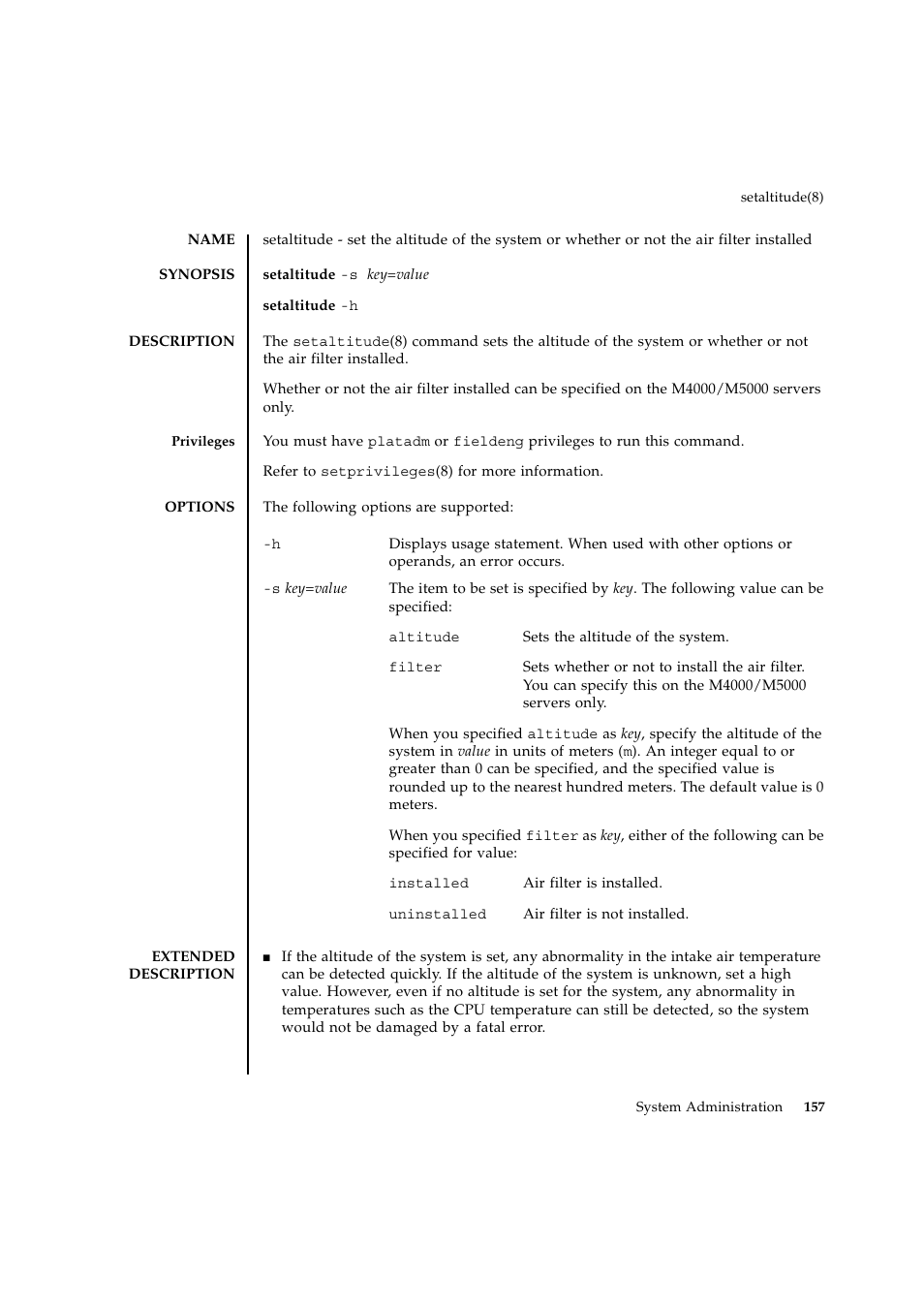 Setaltitude | FUJITSU SPARC ENTERPRISE M9000 User Manual | Page 181 / 560