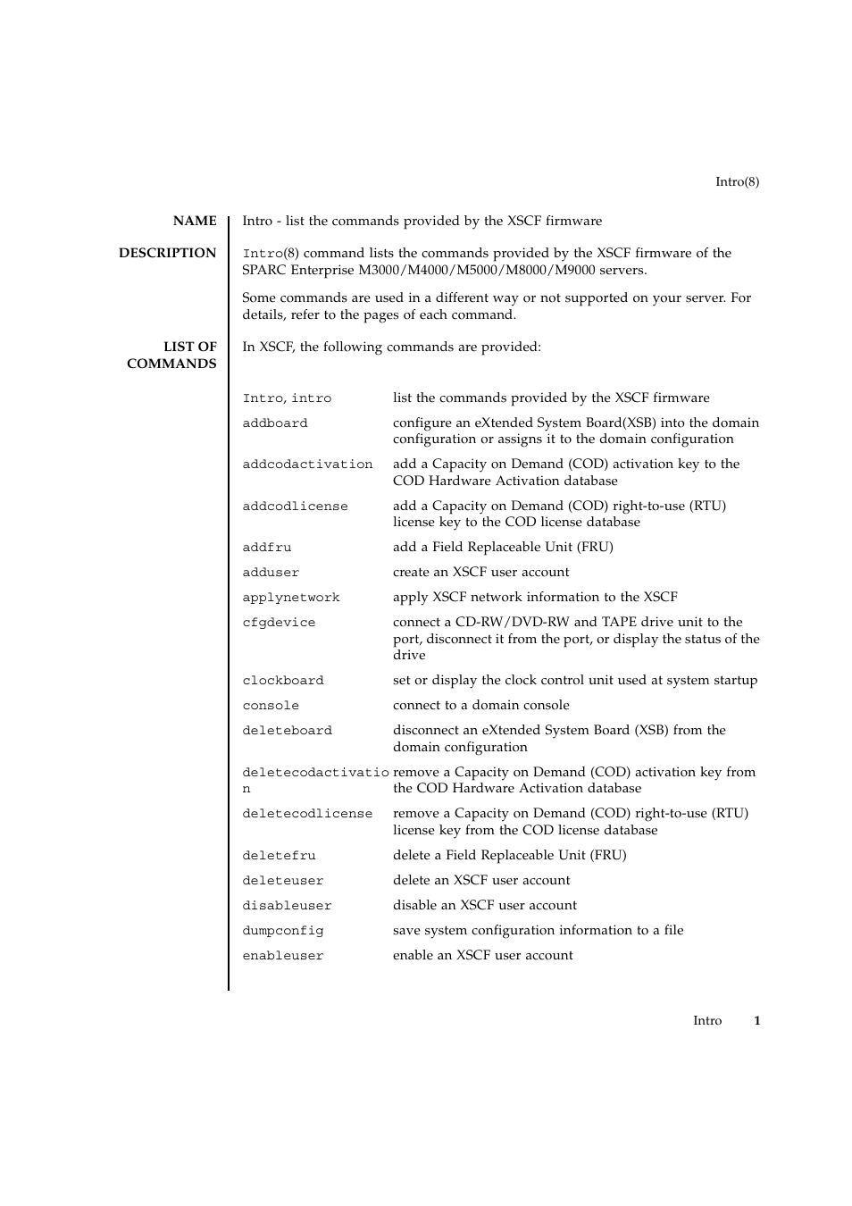 Intro | FUJITSU SPARC ENTERPRISE M9000 User Manual | Page 25 / 560