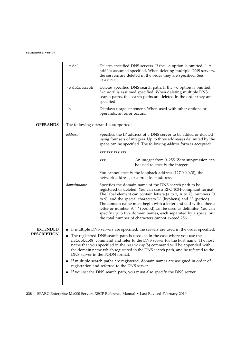 FUJITSU SPARC ENTERPRISE M9000 User Manual | Page 262 / 560