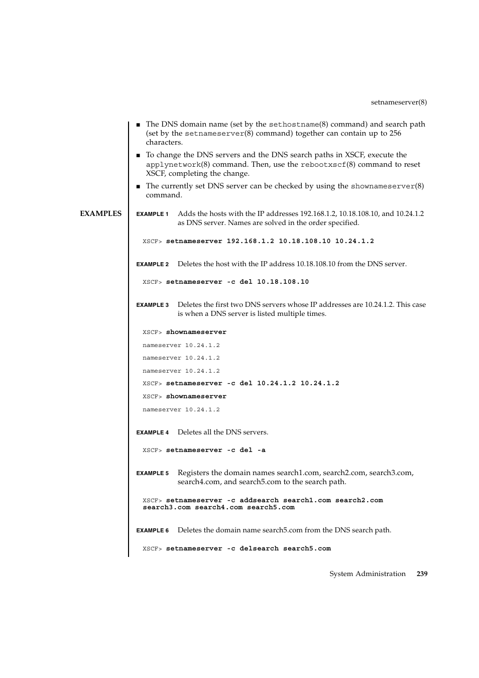 FUJITSU SPARC ENTERPRISE M9000 User Manual | Page 263 / 560