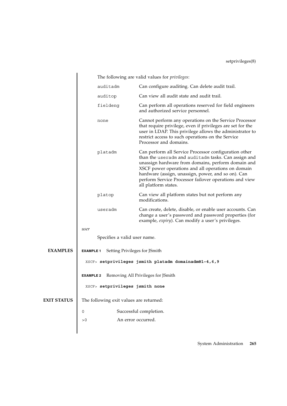 FUJITSU SPARC ENTERPRISE M9000 User Manual | Page 289 / 560