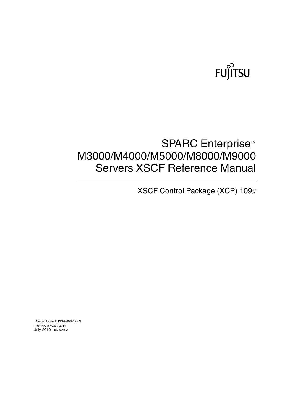 Sparc, Enterprise | FUJITSU SPARC ENTERPRISE M9000 User Manual | Page 3 / 560