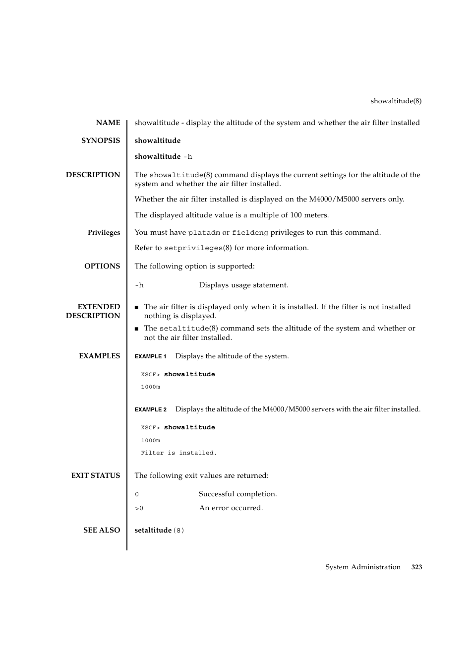 Showaltitude | FUJITSU SPARC ENTERPRISE M9000 User Manual | Page 347 / 560