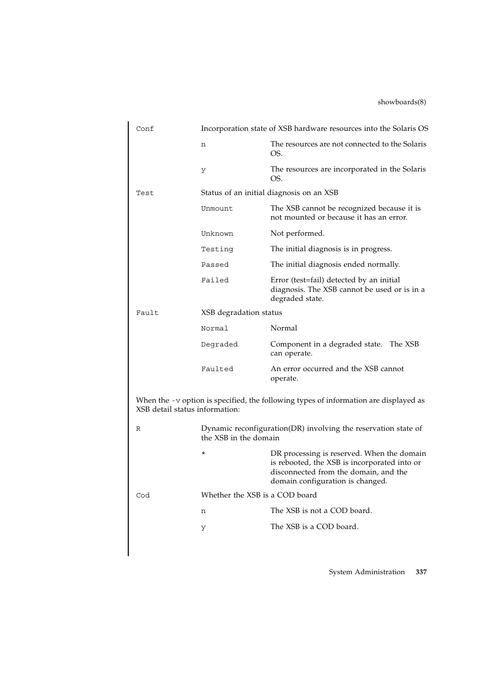 FUJITSU SPARC ENTERPRISE M9000 User Manual | Page 361 / 560